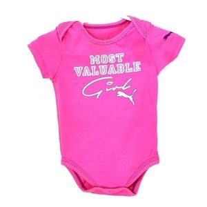**5/$20** Puma Pink Graphic Bodysuit 6-9M